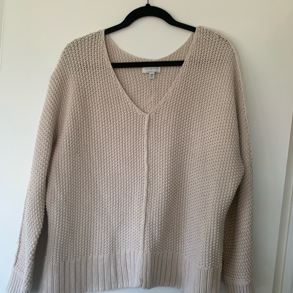 Knit beige Lucky brand medium sweater - Picture 4 of 4